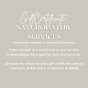 Gift Certificate – ND Services Description
