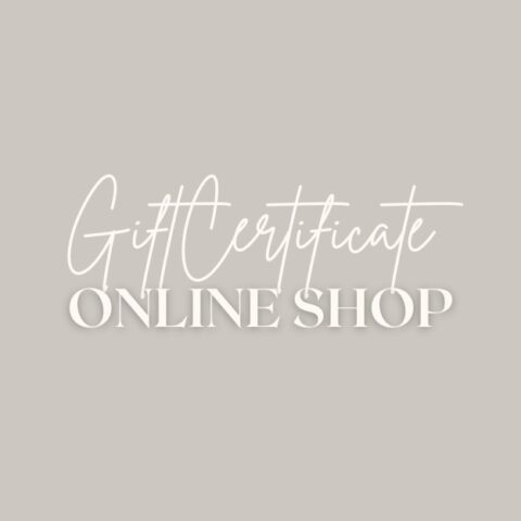 Gift Certificate for Online Shop